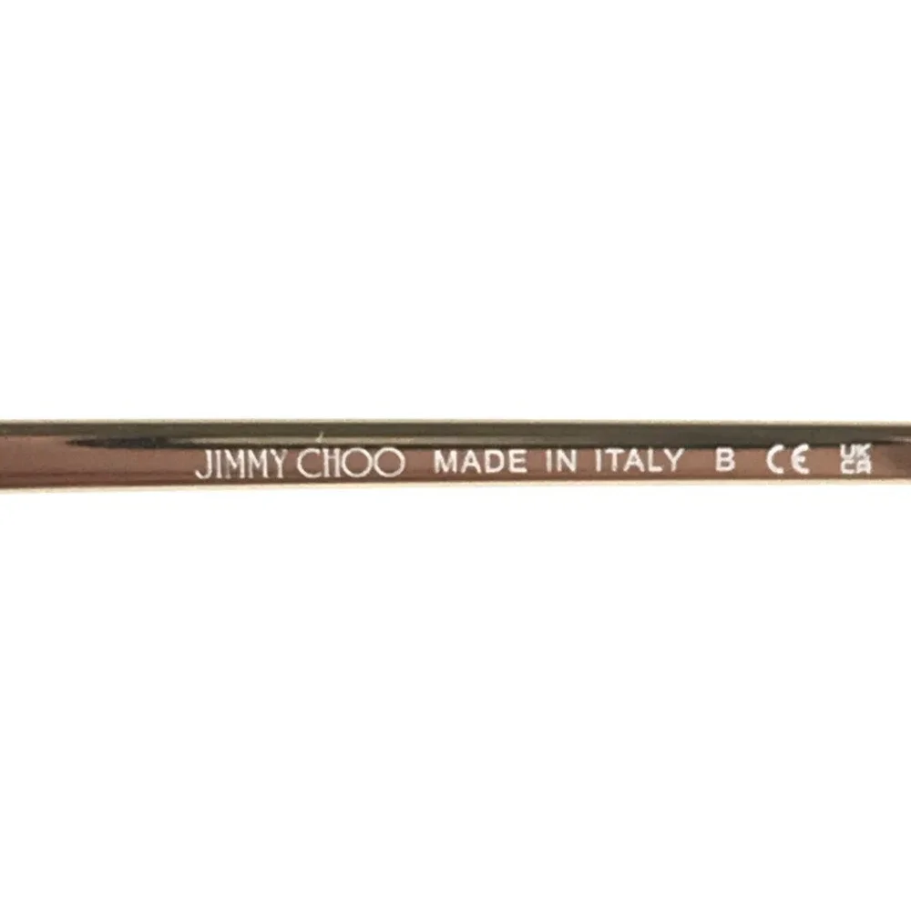 Jimmy Choo Eyeglasses Frames JC307HB 5002 Tortoise Gold Crystals Pearl 52-17-140
